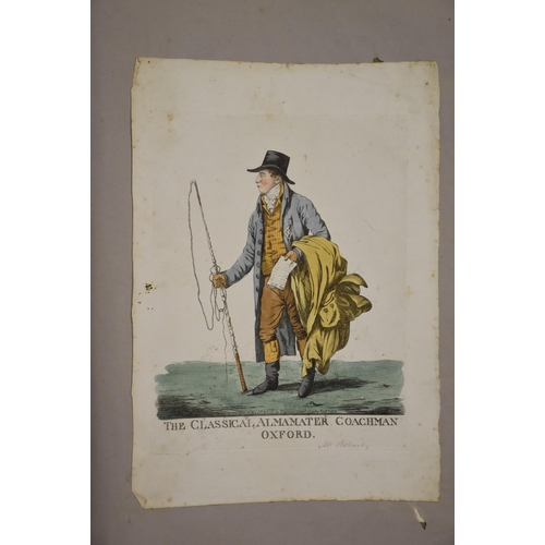 33 - Robert Dighton (c.1752-1814), a collection of satirical and political hand-coloured engravings fixed... 