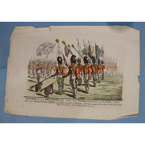 33 - Robert Dighton (c.1752-1814), a collection of satirical and political hand-coloured engravings fixed... 