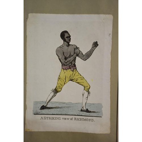 33 - Robert Dighton (c.1752-1814), a collection of satirical and political hand-coloured engravings fixed... 