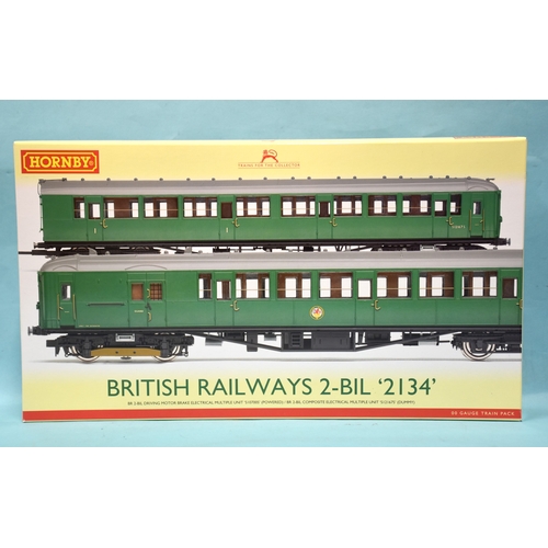 Hornby, OO gauge, R3162 British Railways 2-BIL '2134' Train Pack, DCC ...