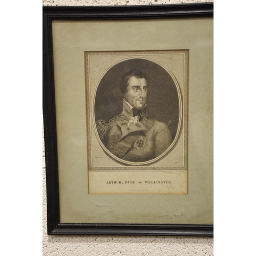 47 - After C Lucy, Nelson, Trafalgar, 21 October 1805, a framed engraving, 65 x 42cm, together with a pai... 