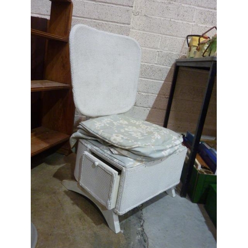 4 - A set of pine open bookshelves, 96cm wide, 107cm high, a painted pedestal 70cm high and a Loom-style... 