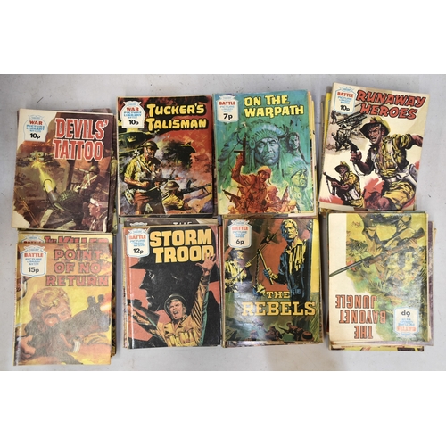 28 - A collection of The Beano 1985-86 comics, War and Battle comics, and others.