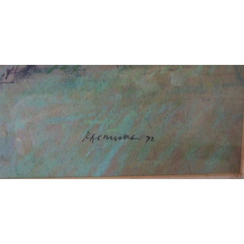 28 - Peter Rasmussen (b.1927) THE BEAUFORT WHIPPER-IN, SILKWOOD Signed pastel, dated '72, inscribed and t... 
