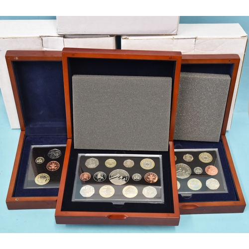 67 - Royal Mint, a collection of nine UK Executive Proof Sets: 2000 (case a/f), 2001/2/3/4/5/6 (x2)/2008,... 