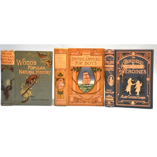 12 - A quantity of mainly children's books with decorative cloth bindings, including the Boys Book of the... 