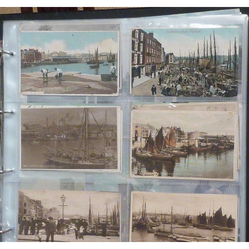 20 - An album of approximately 280 postcards of Plymouth and environs, many RPs, mainly early-20th centur... 