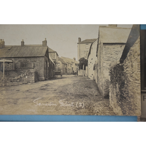 25 - An album of approximately 180 postcards of Yelverton, Bere Alston, Princetown and Tamerton Foliot, i... 