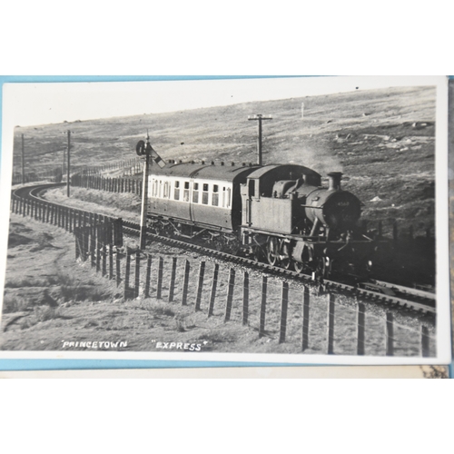 25 - An album of approximately 180 postcards of Yelverton, Bere Alston, Princetown and Tamerton Foliot, i... 
