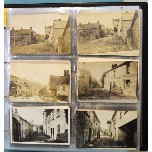 25 - An album of approximately 180 postcards of Yelverton, Bere Alston, Princetown and Tamerton Foliot, i... 