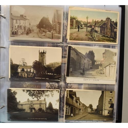 25 - An album of approximately 180 postcards of Yelverton, Bere Alston, Princetown and Tamerton Foliot, i... 