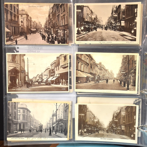 29 - An album of approximately 350 postcards of Plymouth, including RPs by Valentine, Rotary Photo, Photo... 