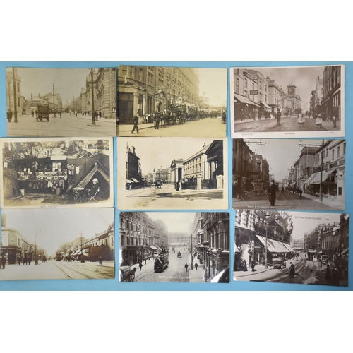 29 - An album of approximately 350 postcards of Plymouth, including RPs by Valentine, Rotary Photo, Photo... 