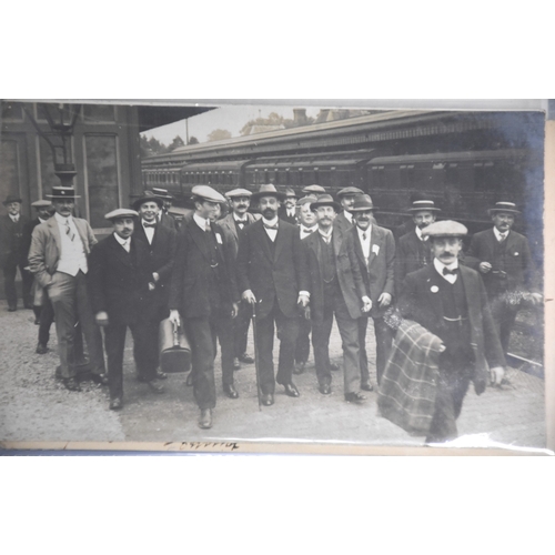 32 - Approximately seventy postcards and photographs of mainly Plymouth stations, railway workmen and tra... 