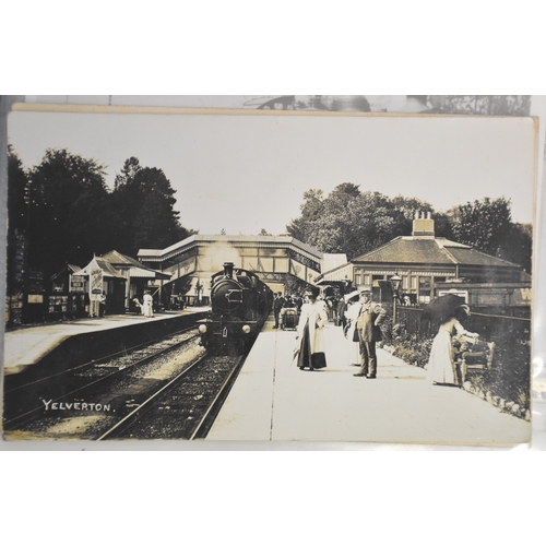 32 - Approximately seventy postcards and photographs of mainly Plymouth stations, railway workmen and tra... 