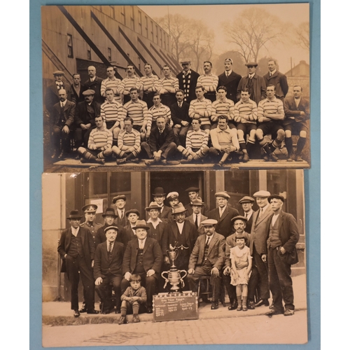 33 - Thirty-eight postcards of Plymouth football teams and supporters, including Plymouth v Devonport Alb... 