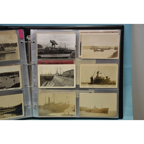 35 - A collection of approximately 270 postcards of Devonport Dockyard, many RPs of ships, crews, dockers... 