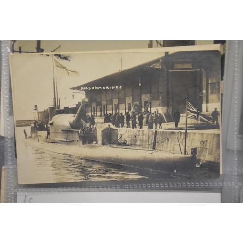 35 - A collection of approximately 270 postcards of Devonport Dockyard, many RPs of ships, crews, dockers... 