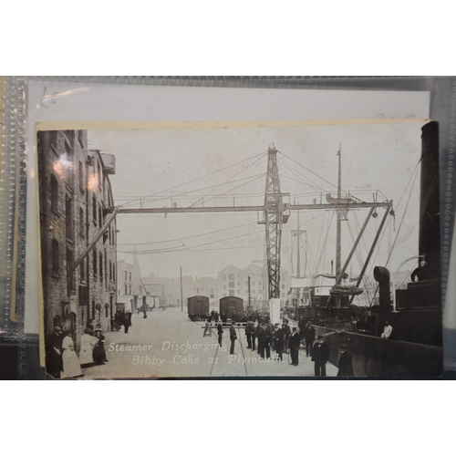 35 - A collection of approximately 270 postcards of Devonport Dockyard, many RPs of ships, crews, dockers... 