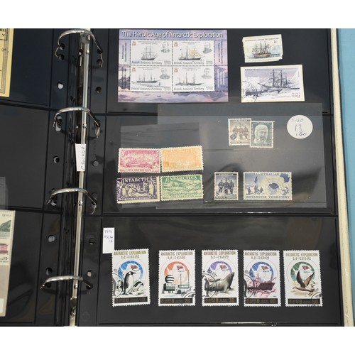 56 - A collection of GB stamps in an album, from 1840 1d black (used), 1924 and 1925 Wembley sets (mint) ... 