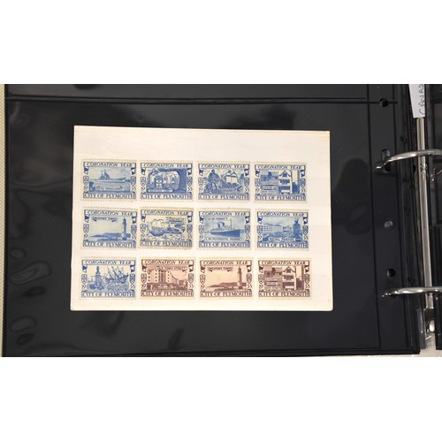 56 - A collection of GB stamps in an album, from 1840 1d black (used), 1924 and 1925 Wembley sets (mint) ... 