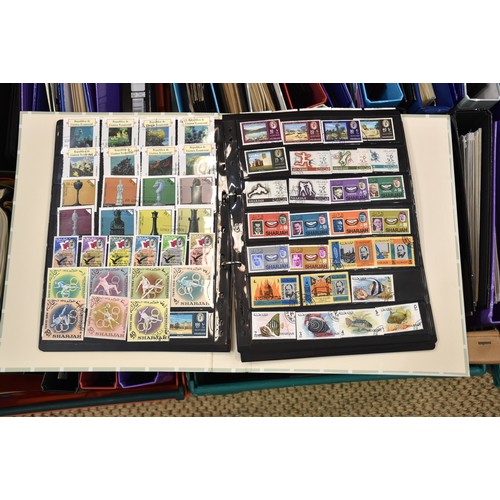 55 - A very large All-World accumulation of stamps and covers, in albums, stock books and loose, with var... 