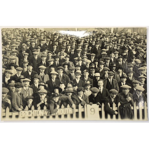 33 - Thirty-eight postcards of Plymouth football teams and supporters, including Plymouth v Devonport Alb... 