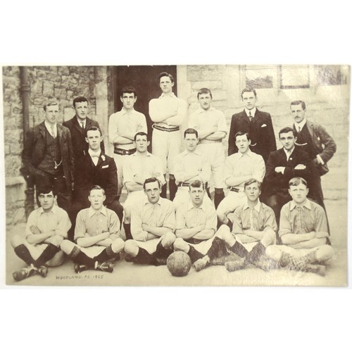 33 - Thirty-eight postcards of Plymouth football teams and supporters, including Plymouth v Devonport Alb... 