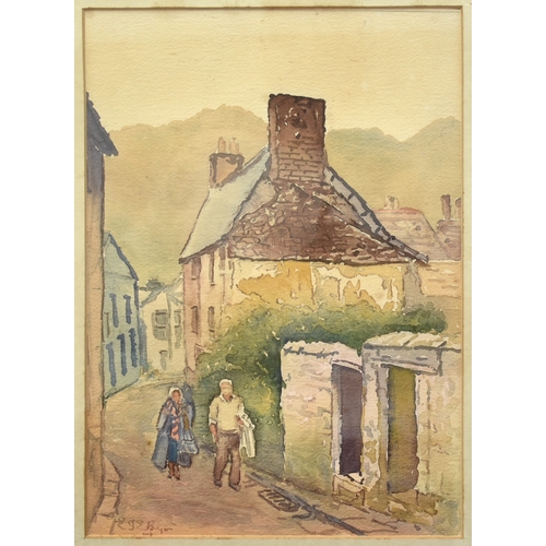 12 - E G E Bryant CAWSAND CONGREGATIONAL CHURCH AND BAY FROM GIRT BEACH Signed watercolour, dated 1984, 2... 