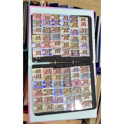 23 - A very large All-World accumulation of stamps and covers, in albums, stock books and loose, with var... 