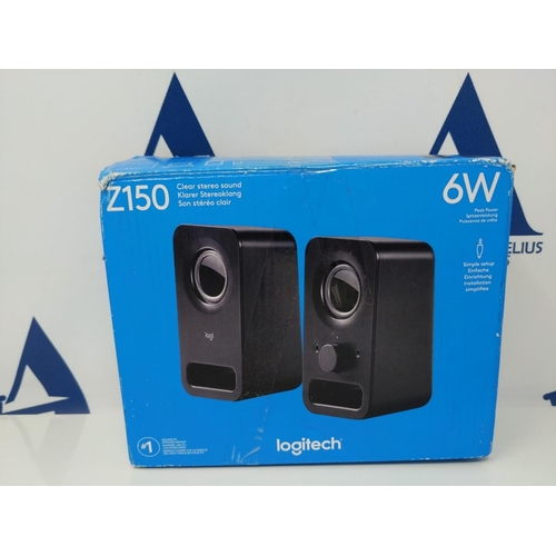 Logitech Z150 PC-Lautsprecher, Stereo Sound, 2 Lautsprecher, 6 Watt  Spitzenleistung, 3,5 mm Eingang,