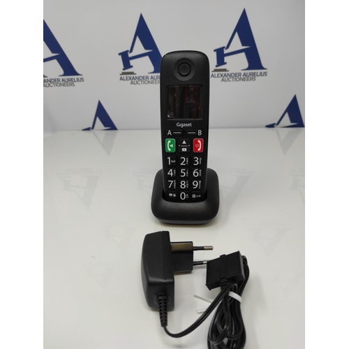1001 - Gigaset E290HX - Schnurloses DECT-Telefon für Senioren zum Anschluss an vorhandene DECT-Basis - Mobi... 