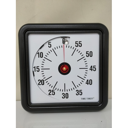 1013 - Time Timer Original Medium 20x20 cm; 60 Minute Visual Timer   Classroom or Meeting Countdown Clock ... 
