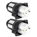 Eosnow 2 Pièces Voiture Lumineuse 6000K 5W Angel Eyes Lampe Led Pour E60 E61 E39 E53 83181433