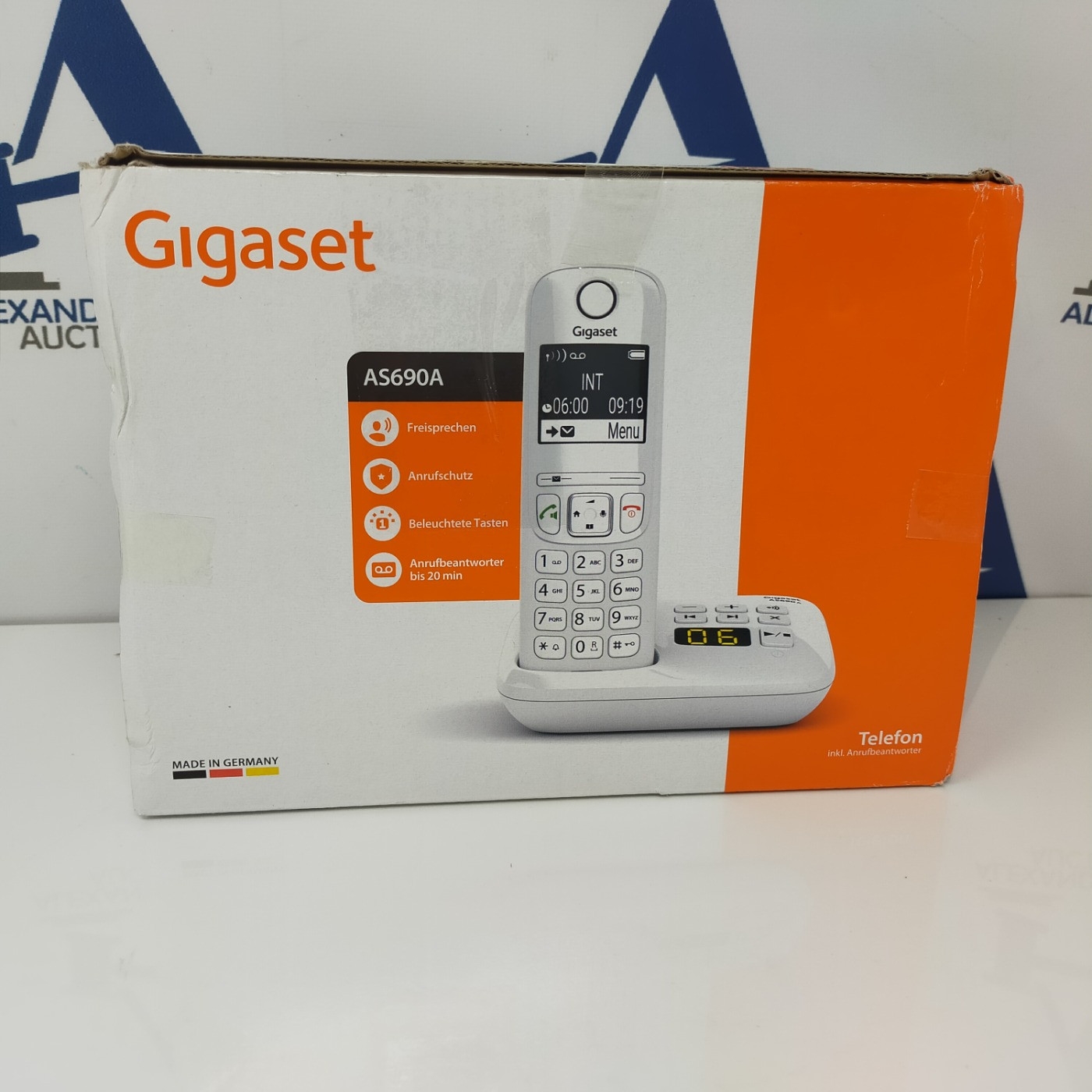 Gigaset AS690A, Schnurloses Telefon Mit Anrufbeant