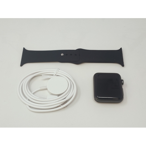 10002 - RRP £208.00 Apple Watch Series 3 (GPS, 42mm) - Space Grey Aluminum Case with Black Sport Band
      ... 