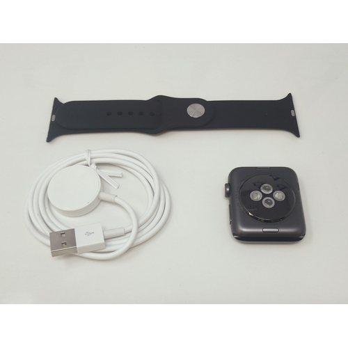 10002 - RRP £208.00 Apple Watch Series 3 (GPS, 42mm) - Space Grey Aluminum Case with Black Sport Band
      ... 