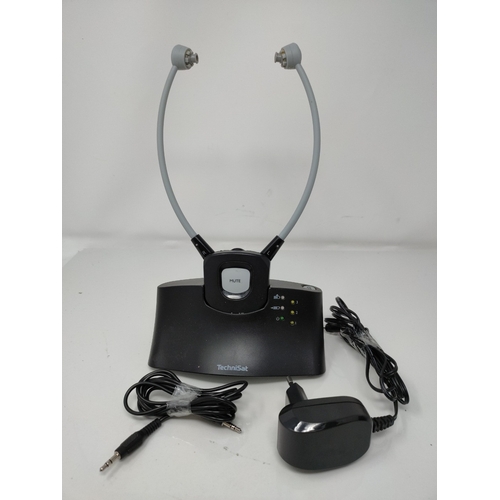 10005 - RRP £87.00 TechniSat STEREOMAN ISI 2 - kabelloser Stereo-Funkkopfhörer für Fernseher und Musikanlage... 