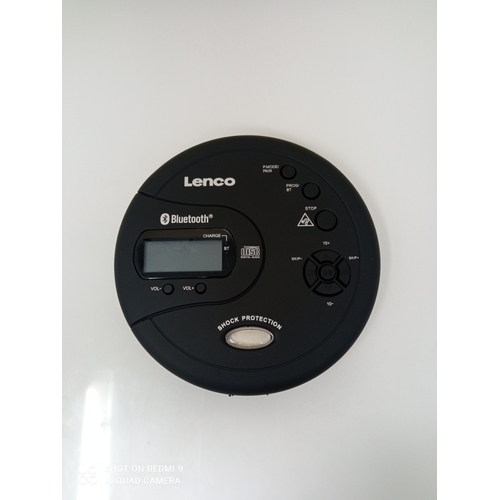 10039 - RRP £59.00 Lenco CD-300 - Portable CD Player Walkman - Bluetooth Diskman - CD Walkman - MP3 Function... 