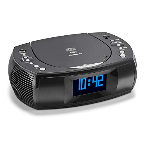 10041 - RRP £59.00 Karcher UR 1309D Radiowecker mit MP3 / CD Player und DAB+ / UKW Radio (je 20 Senderspeich... 