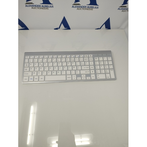 10015 - RRP £62.00 TopMate Kabellose Tastatur und Maus, 2,4 GHz, kabellose Tastatur und Maus, ultradünn und ... 