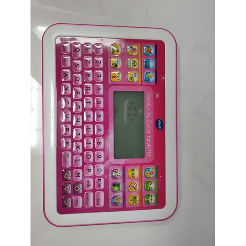 Vtech - 155255 - Ordinateur Pour Enfant - Tablette - Genius Xl - Rose -  Version FR