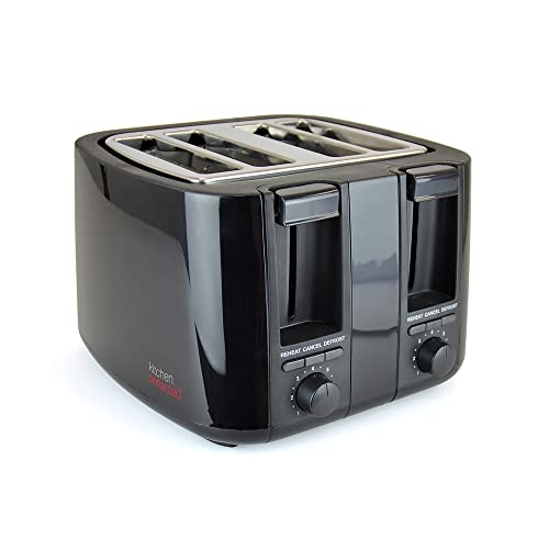 KitchenPerfected 4 Slice Long Slot Toaster - White 