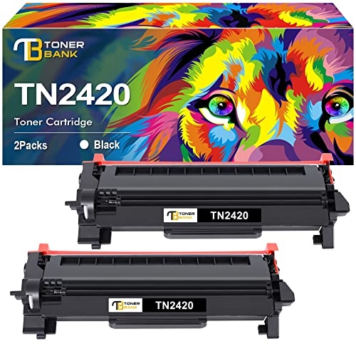 Toner Bank Compatible TN2420 Toner Cartridge Replacement for Brother  TN-2420 TN 2420 TN2410 TN-2410