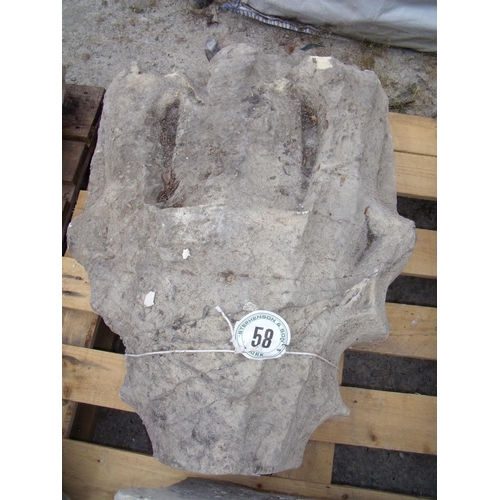 81 - Section of 19th C Gablet stone from broach east front south Quire Turret York Minster, with certific... 