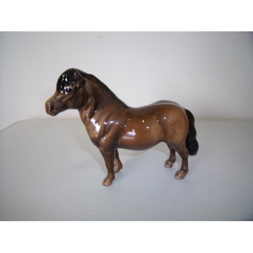 93 - Beswick figure of a Shetland pony 'Eschonchan Rona'