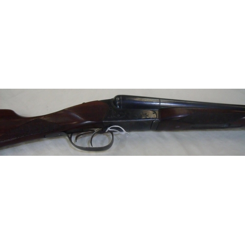 478 - Russian 12 bore side by side ejector shotgun with 27.5 inch barrels, double trigger action and strai... 