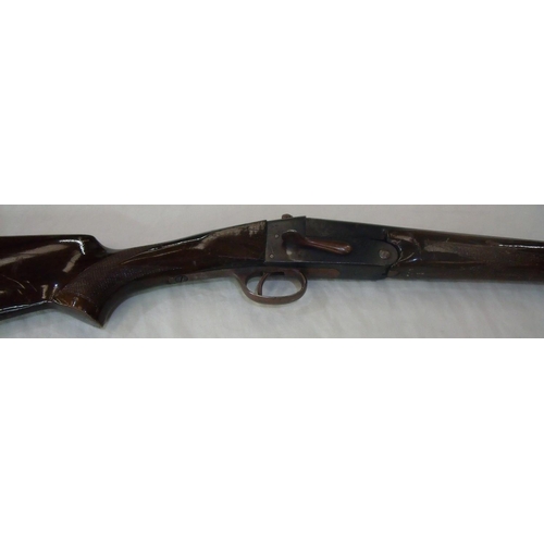 509 - Sarasquieta single barrel .410 shotgun with 27.5 inch barrel and side lever opening, serial number 3... 