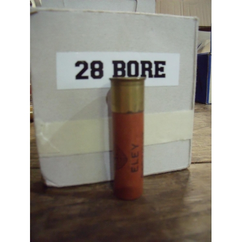 522 - 50 28 bore Eley No 5 shotgun cartridges (shotgun certificate required)