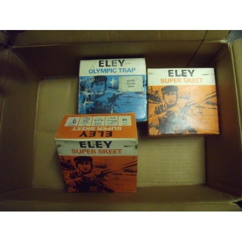 528 - 75 vintage Eley Jackie Stewart 12 bore cartridges (shotgun certificate required)